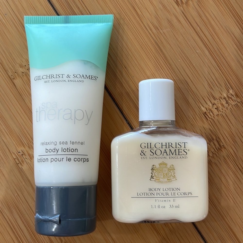 Gilchrist & Soames Spa Therapy Body Lotion & English Spa Body Lotion (1.1 oz.)